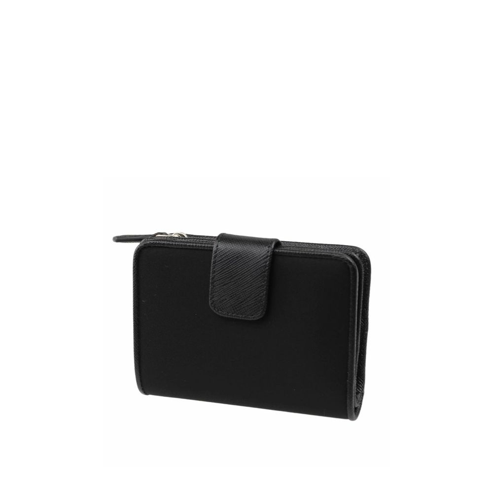 Schwarzes Nylon Portemonnaie