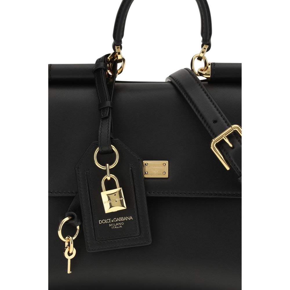 Black Bos Taurus Calf Leather Shoulder Bag