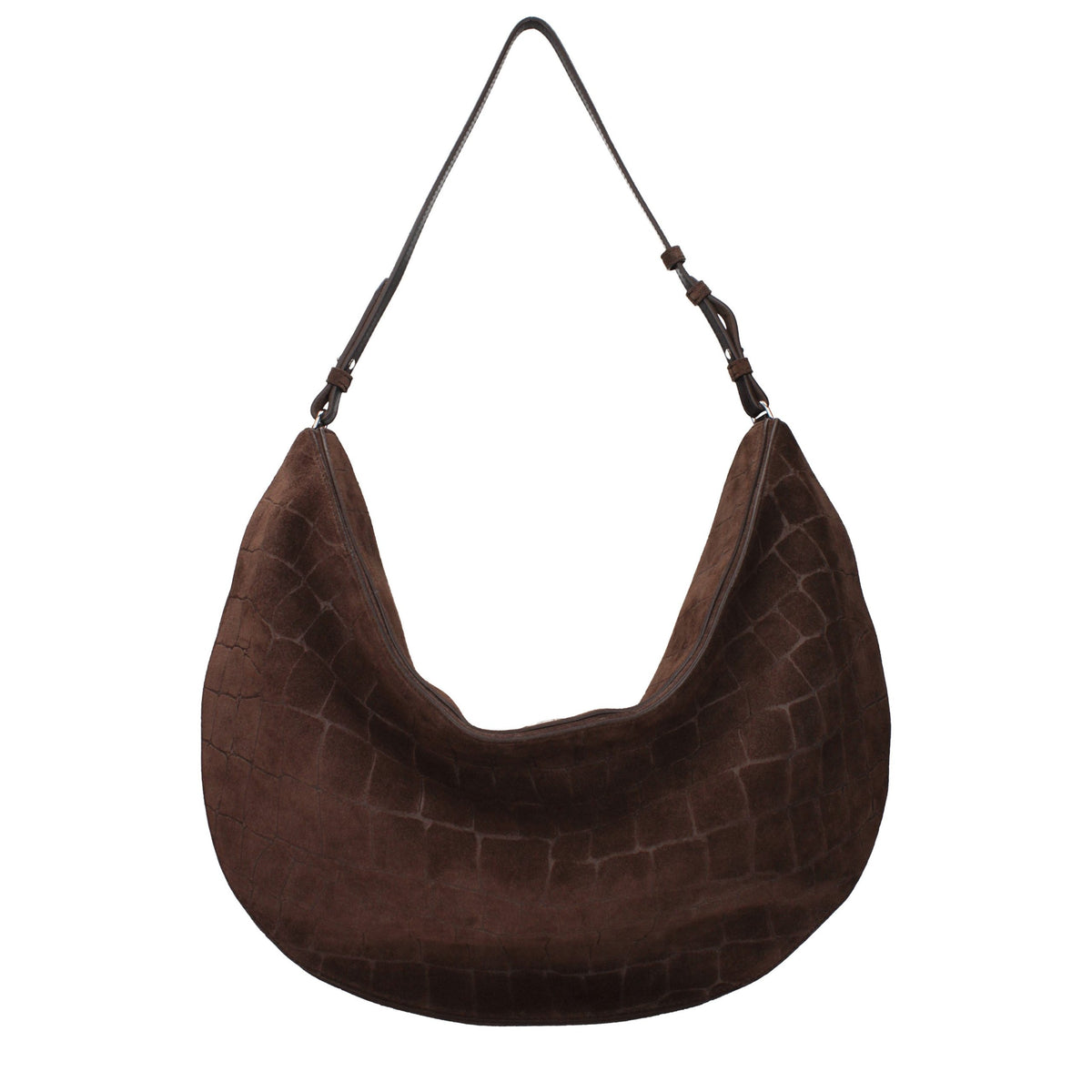 Braune Leder Schultertasche