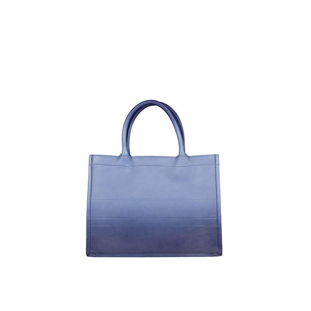 Blue calfskin bag