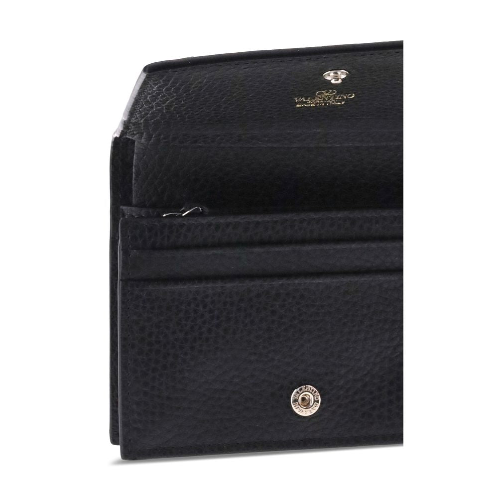 Black calf leather Bos Taurus wallet