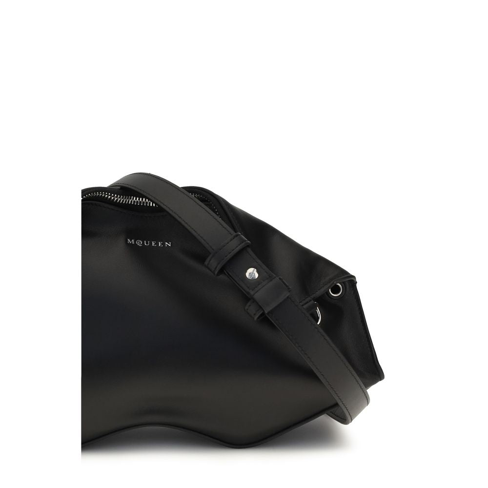 Schwarze Bos Taurus Kalbsleder Clutch