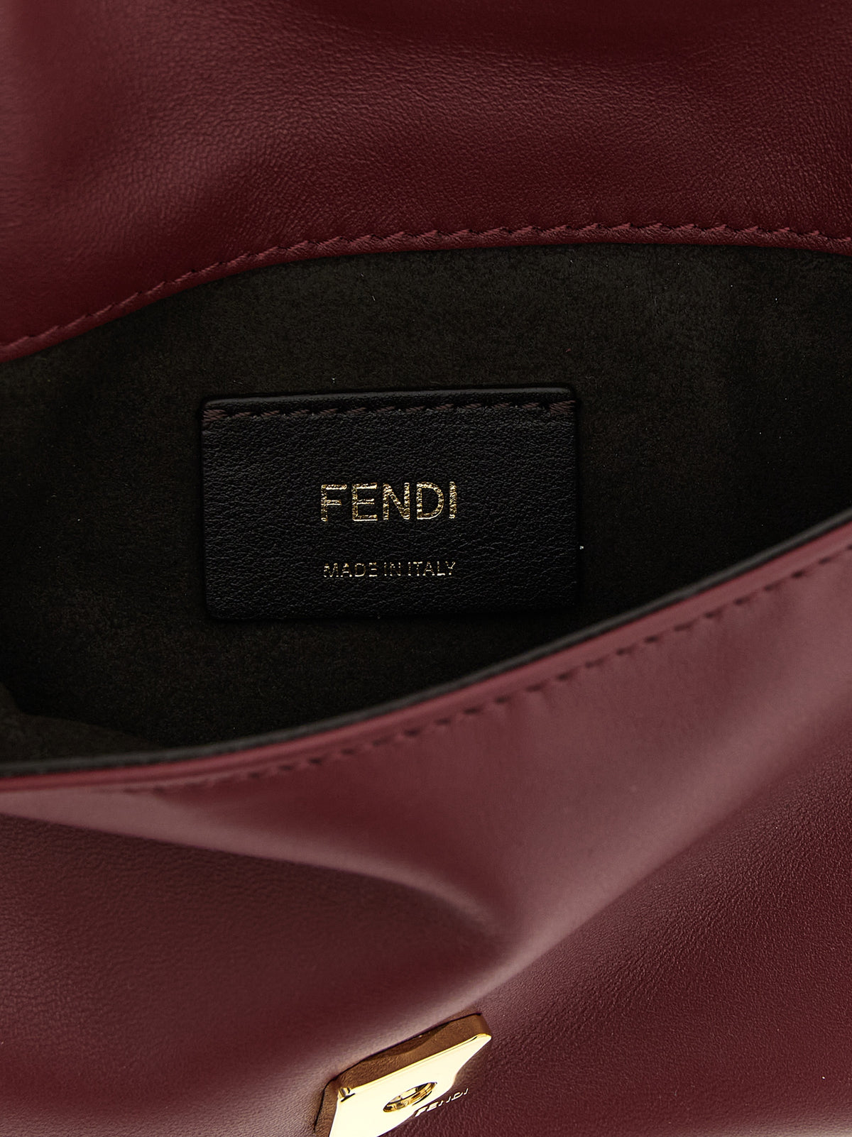 Bordeaux Lambskin Clutch Bag