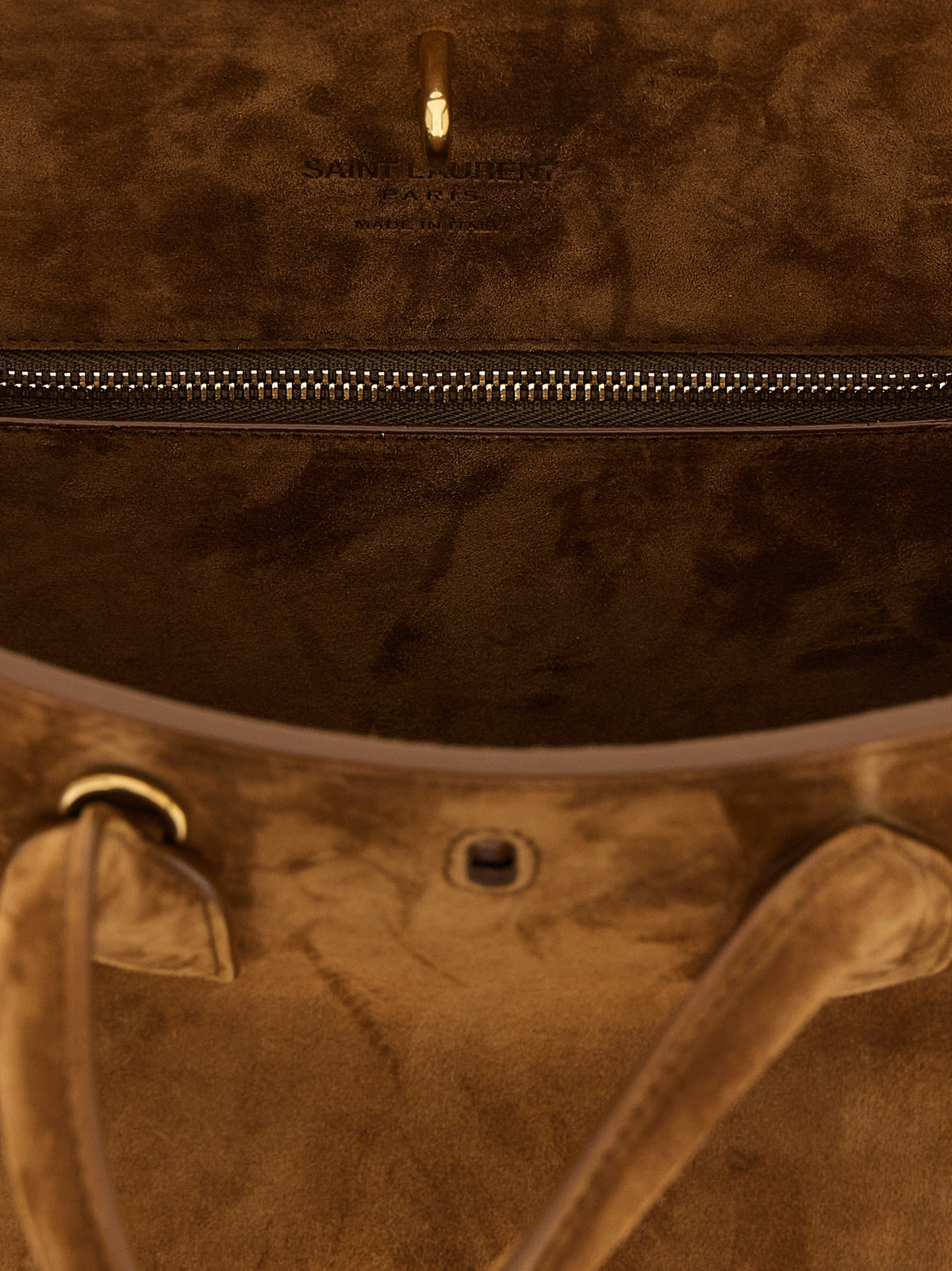 Braune Kalbsleder-Handtasche