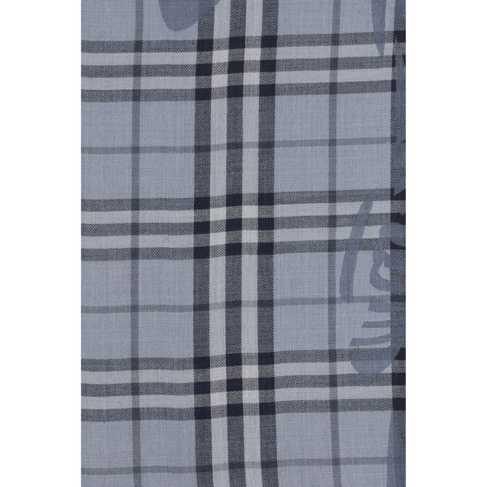 Blauer Wollschal Aries Foulard