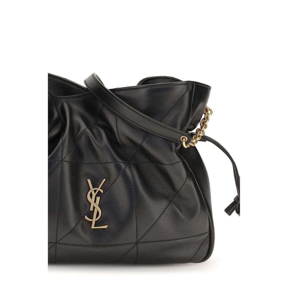 Schwarze Lammleder Schultertasche Ovis Aries Aries