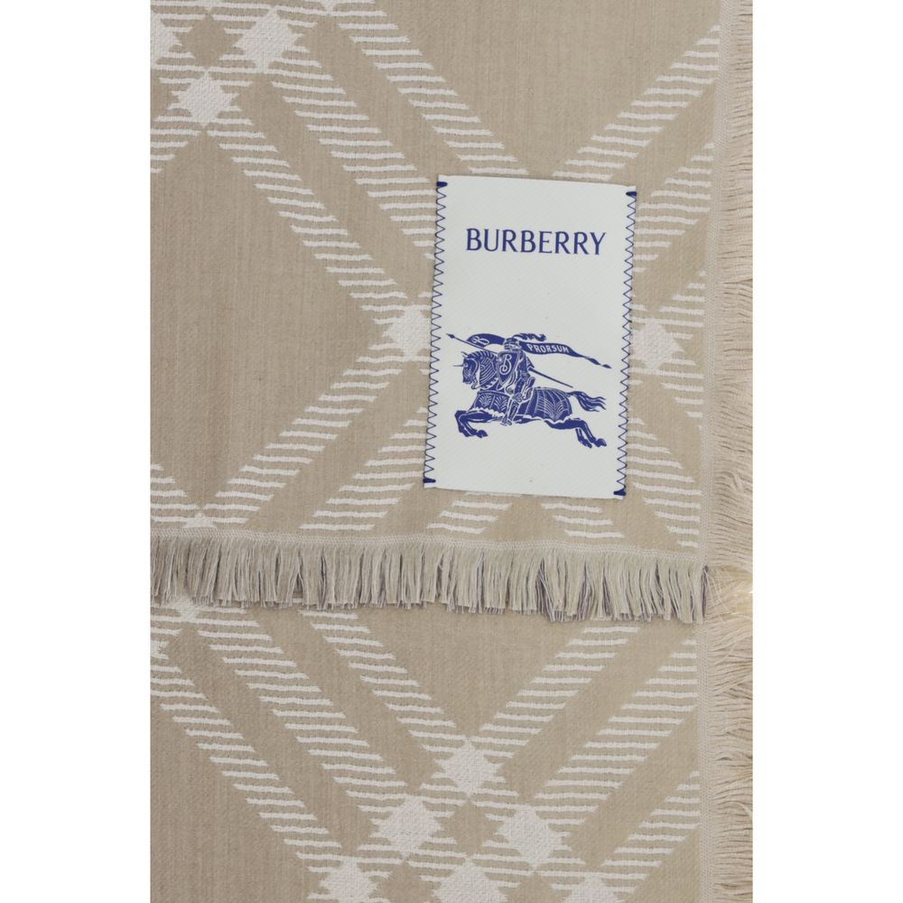 Beige Ovis Aries Wollschal