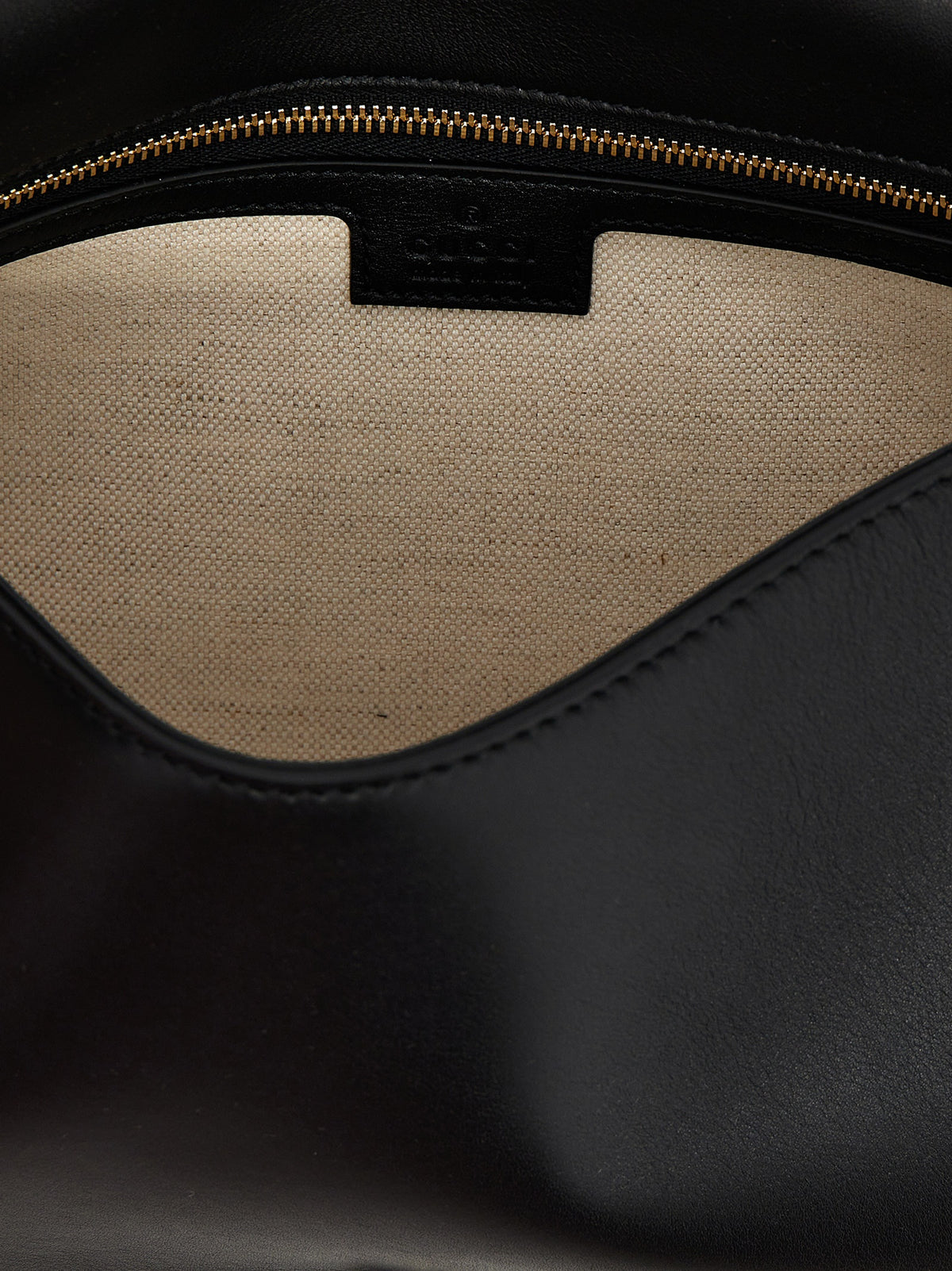 Schwarze Kalbsleder-Handtasche