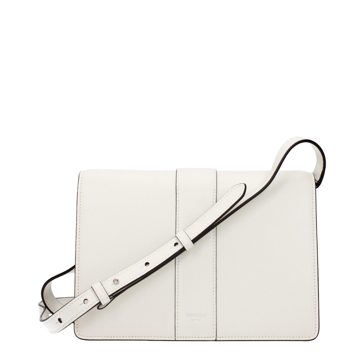 Weiße Leder Crossbody-Tasche