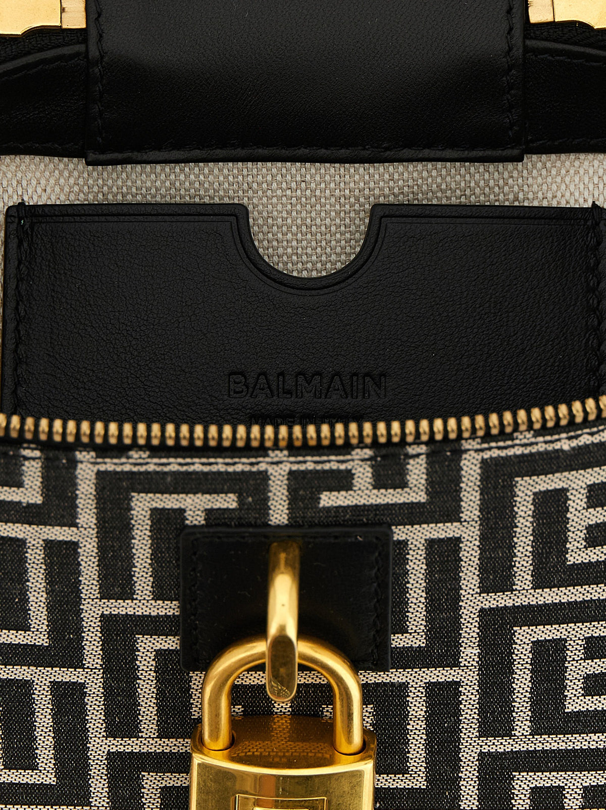 Two-tone polyester handbag