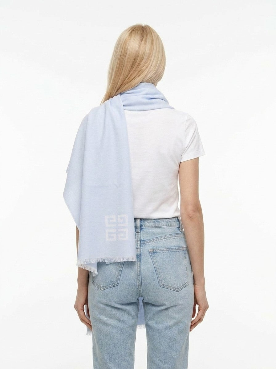 Two-Tone Wool Scarf