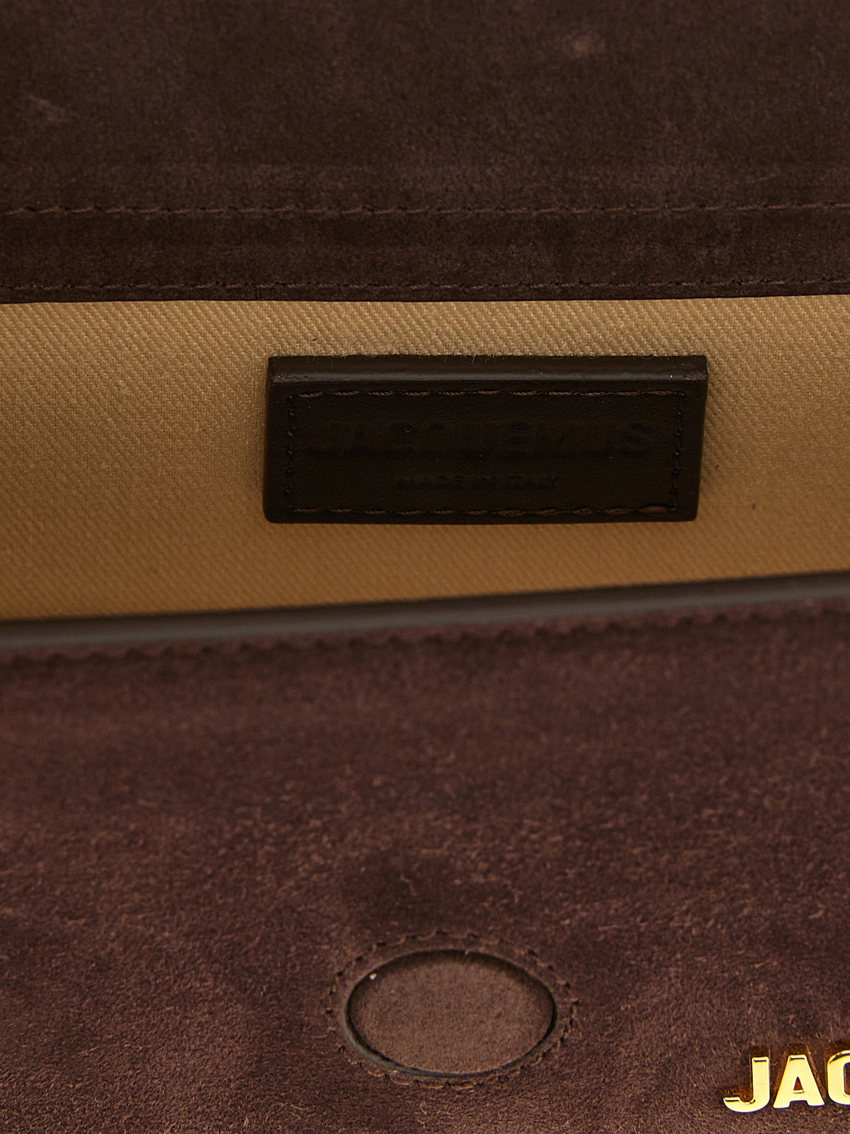Brown calfskin handbag