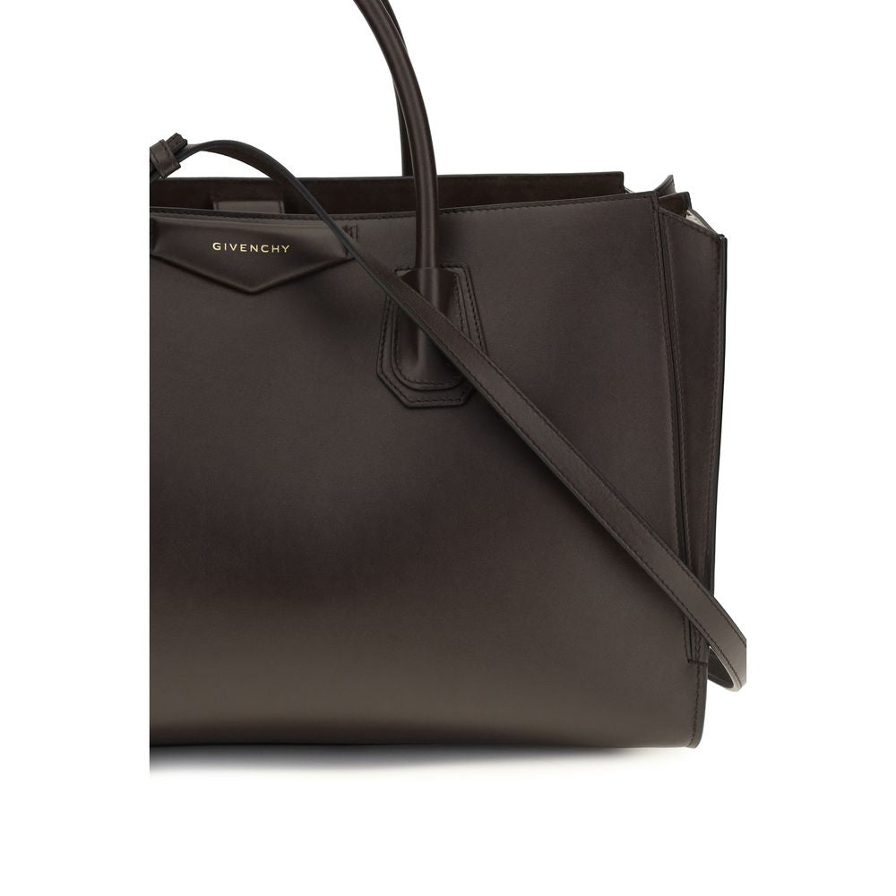 Brown calf leather Bos Taurus shoulder bag