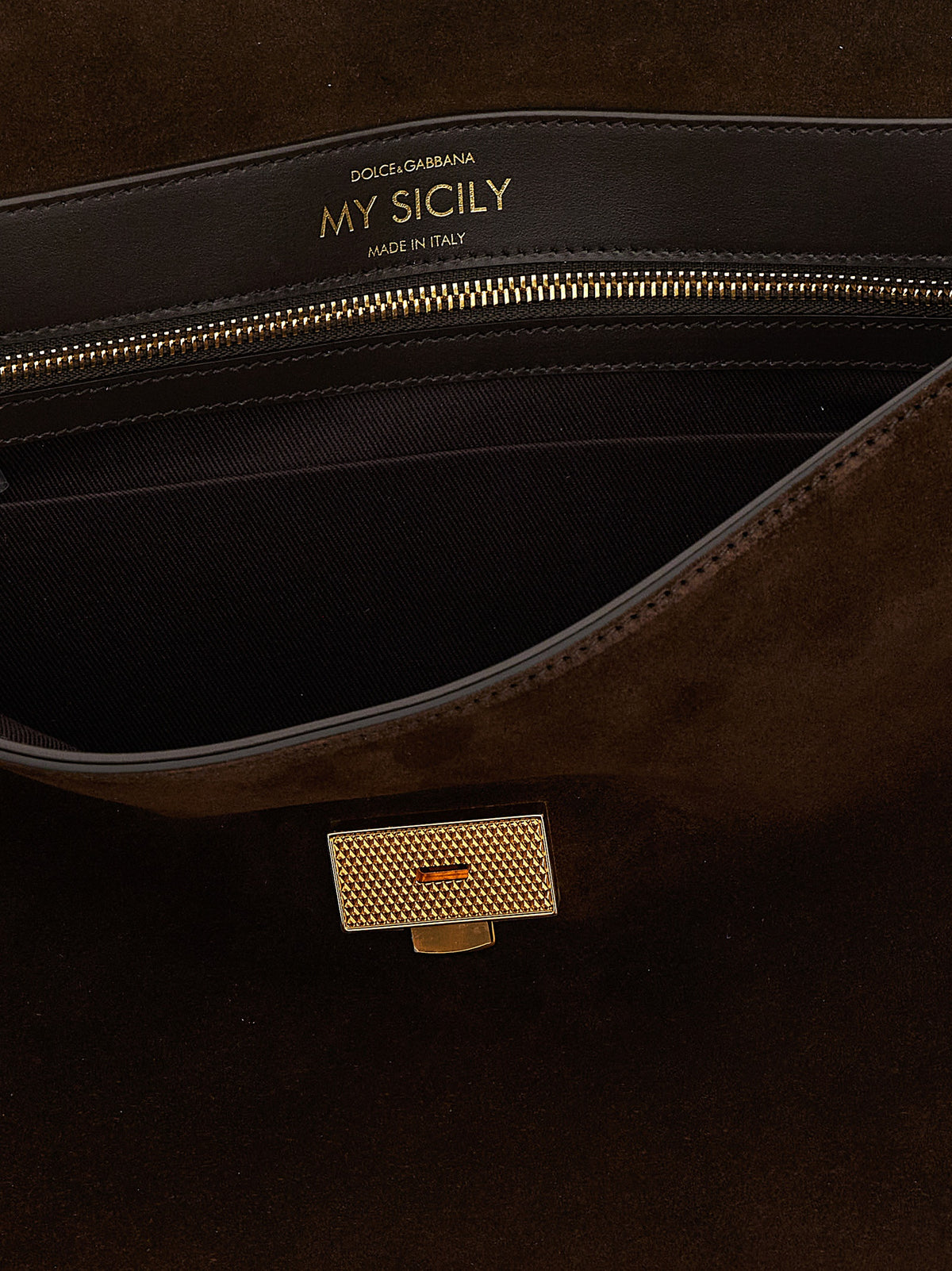 Braune PVC Handtasche