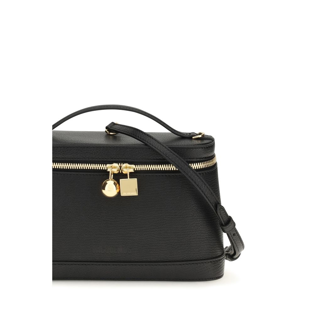 Black Bos Taurus Calf Leather Shoulder Bag