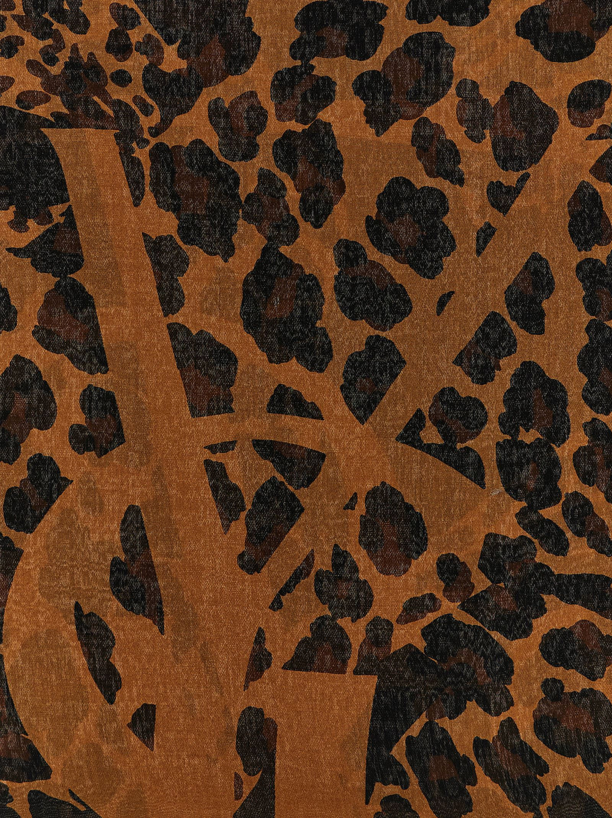 Schwarzer Woll-Foulard
