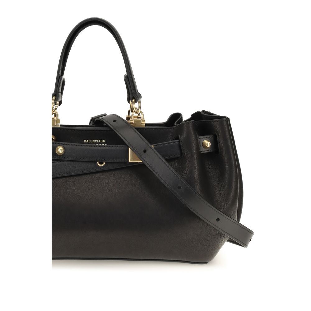 Schwarze Bos Taurus Kalbsleder Schultertasche