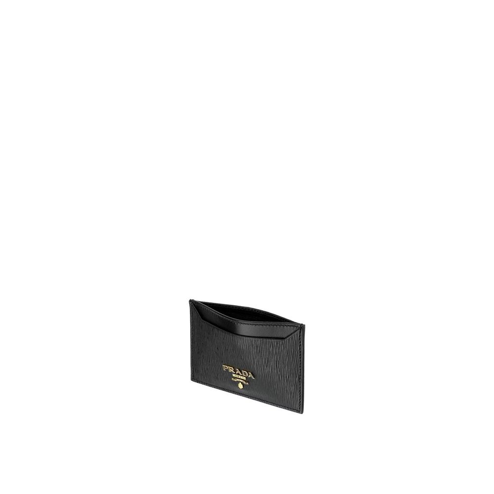 Black calf leather wallet