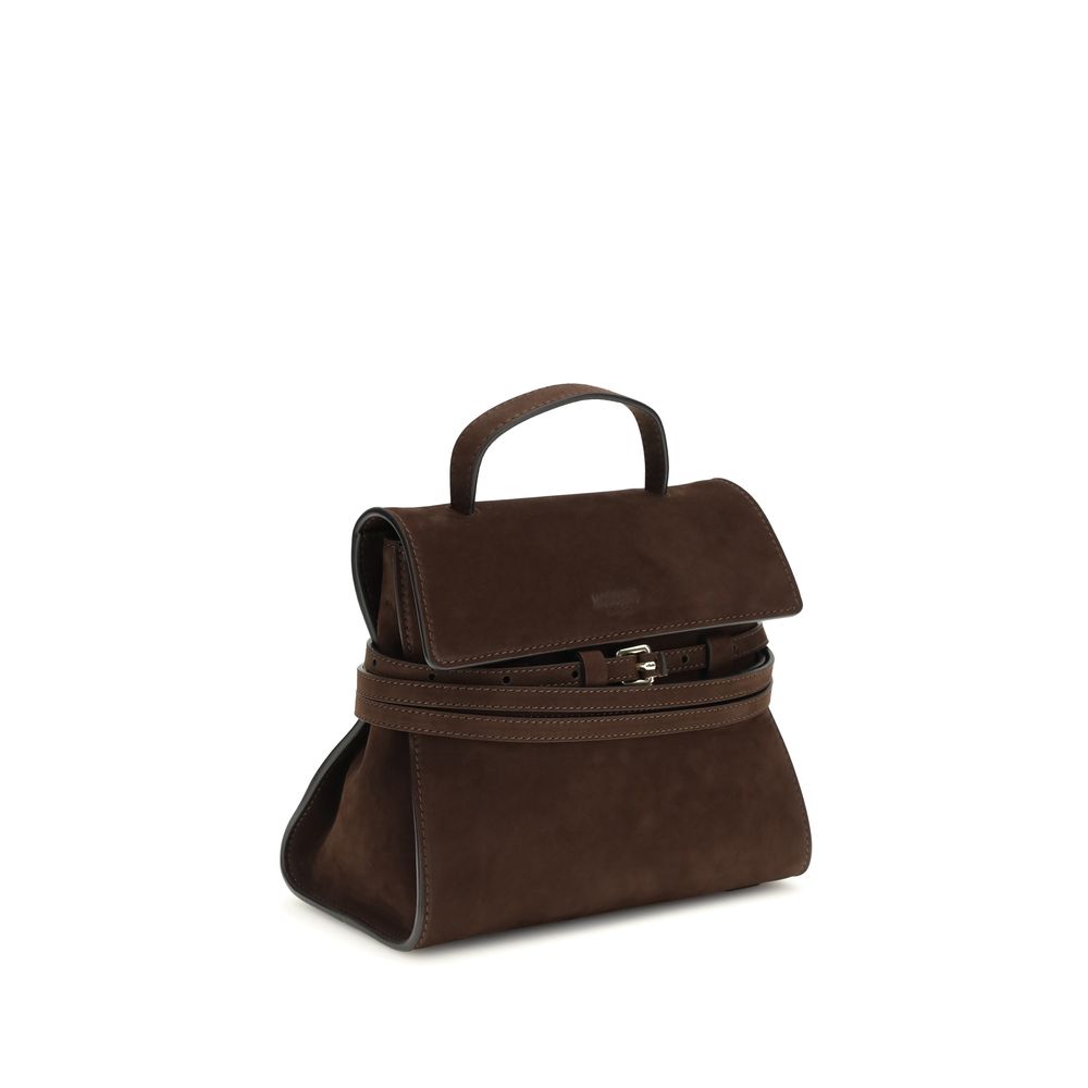 Braune Kalbsleder Bos Taurus Handtasche