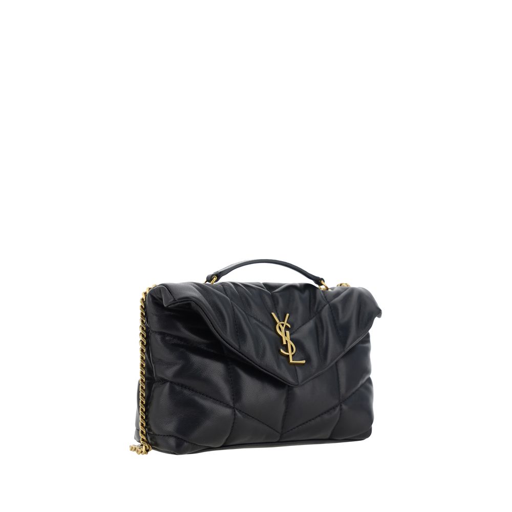 Schwarze Lammleder Schultertasche Ovis Aries Aries