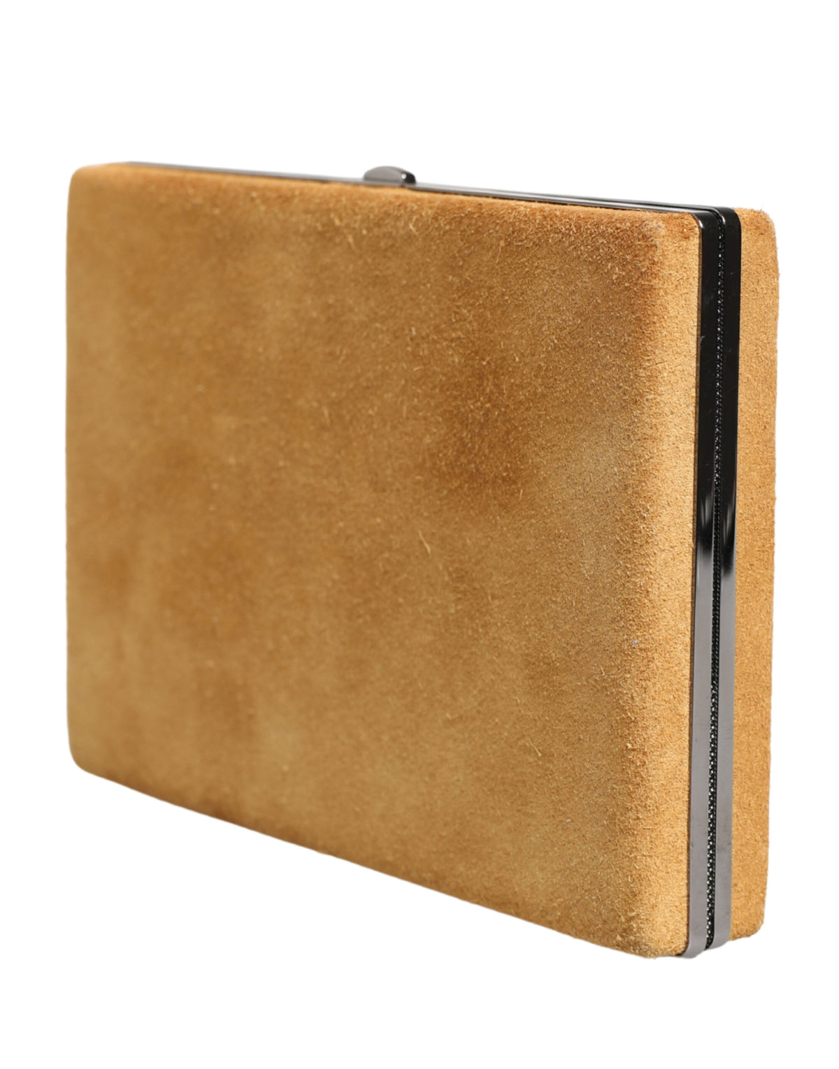 Beige Velvet Calfskin Clutch Evening Bag Ladies Handbag