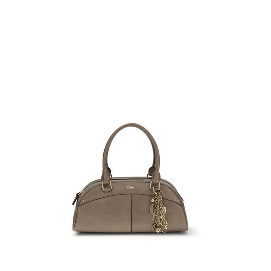 Grey calfskin Bos Taurus shoulder bag