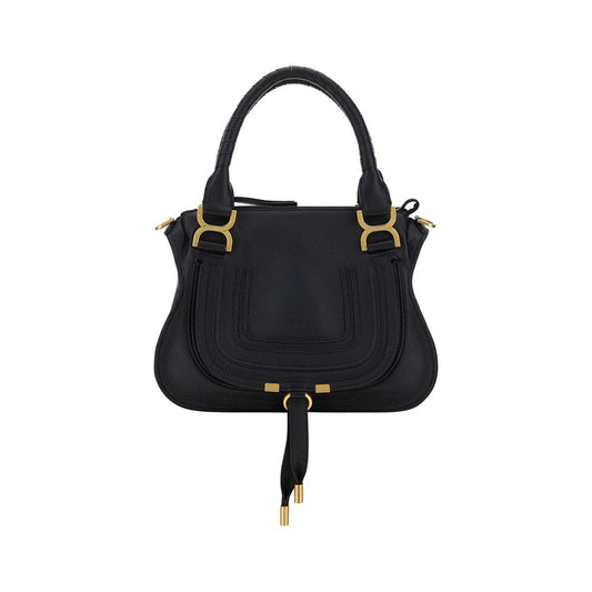 Black Bos Taurus Calf Leather Shoulder Bag