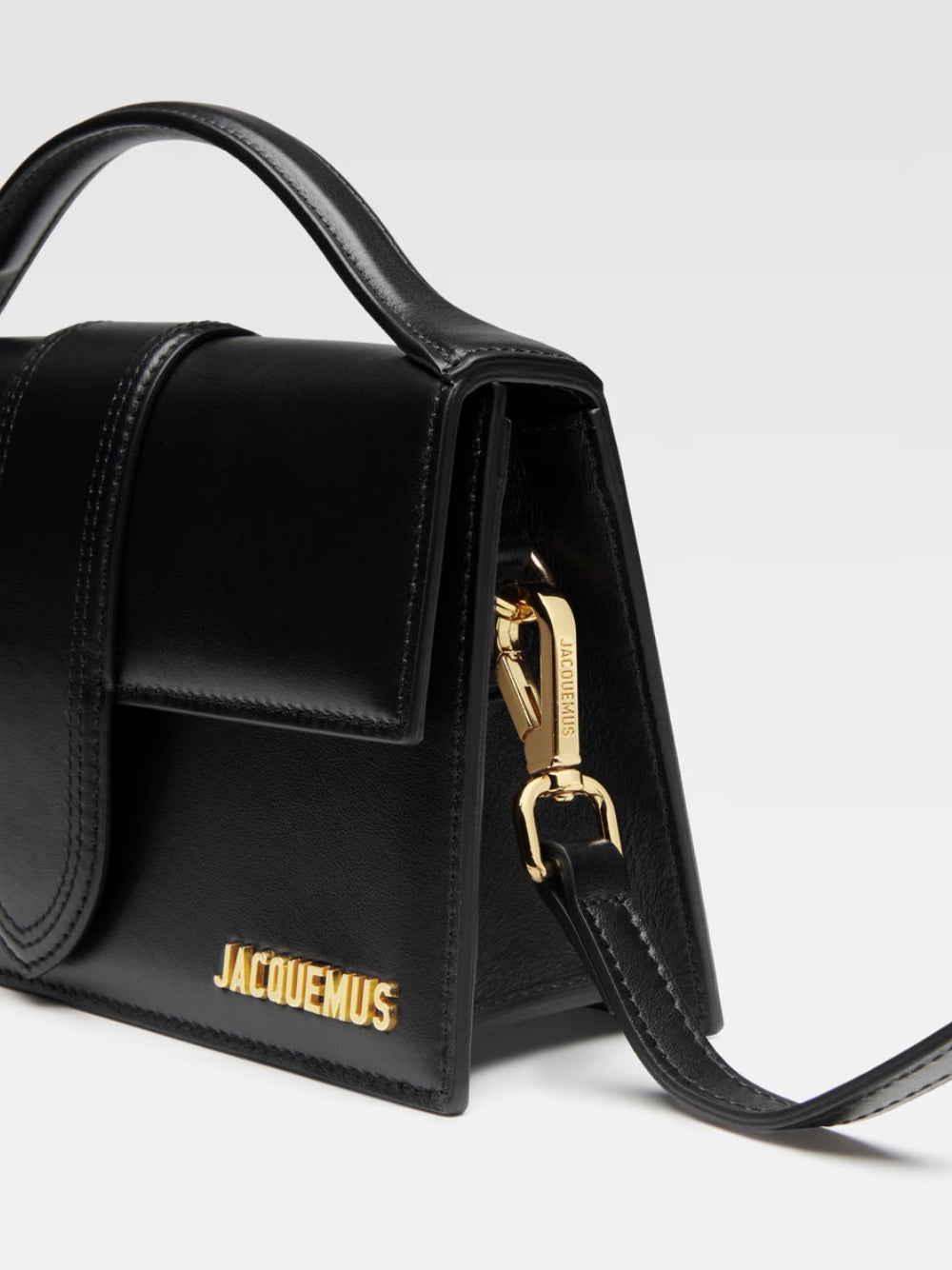 Schwarze Lederhandtasche Le Grand Bambino