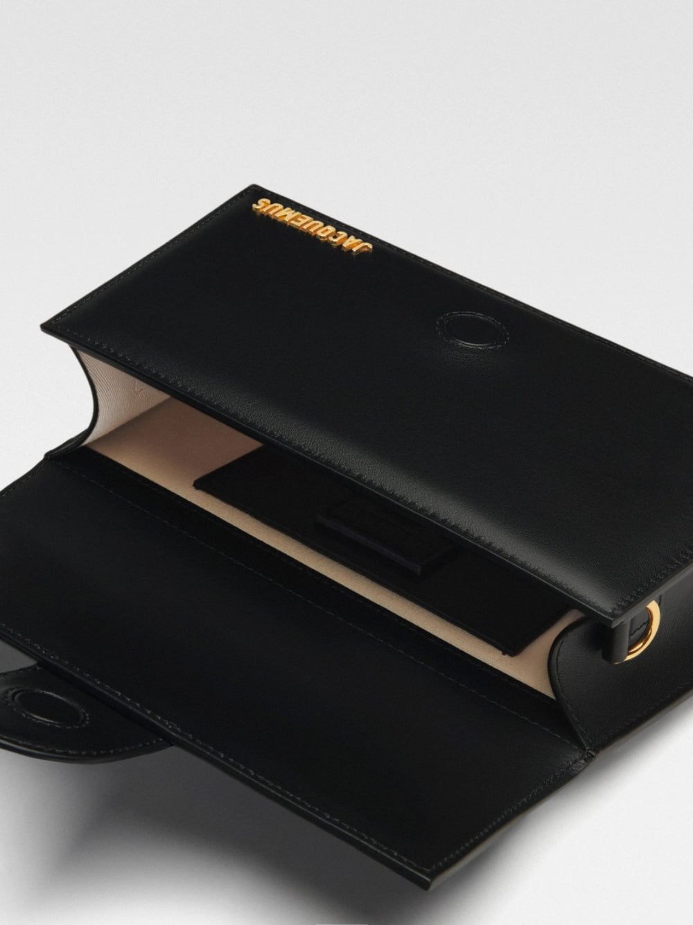 Schwarze Lederhandtasche Le Grand Bambino