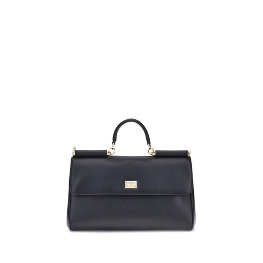 Black Bos Taurus Calf Leather Shoulder Bag