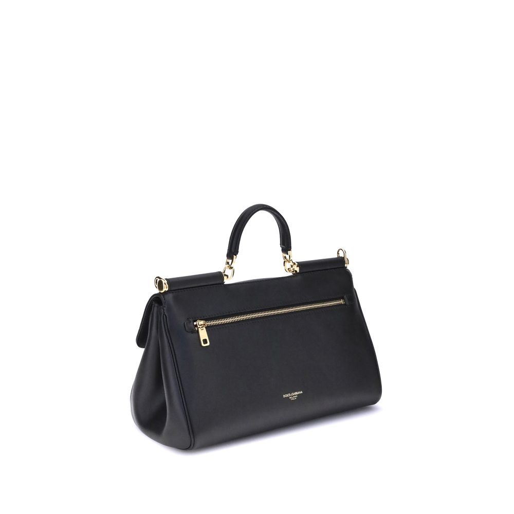 Schwarze Bos Taurus Kalbsleder Schultertasche