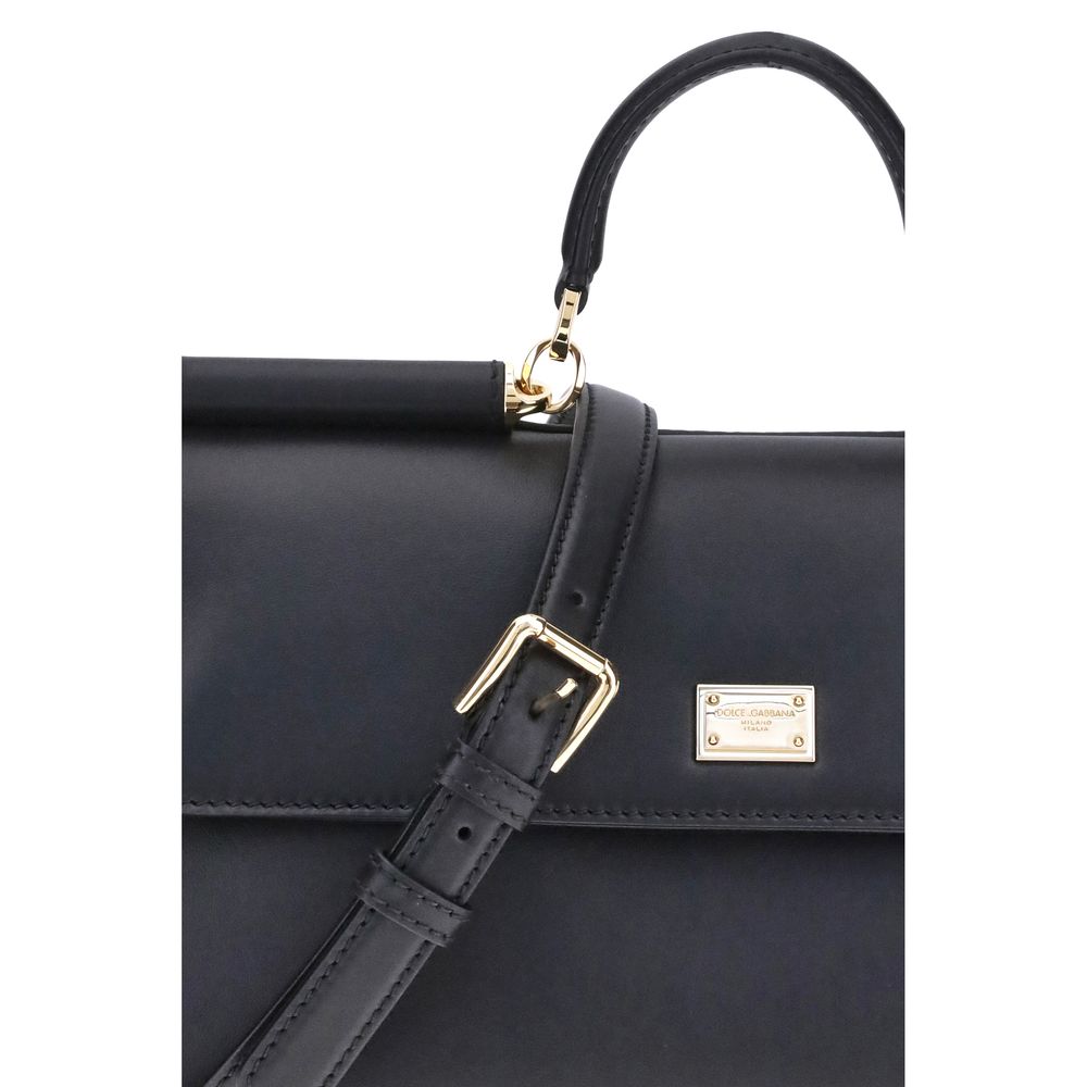Schwarze Bos Taurus Kalbsleder Schultertasche