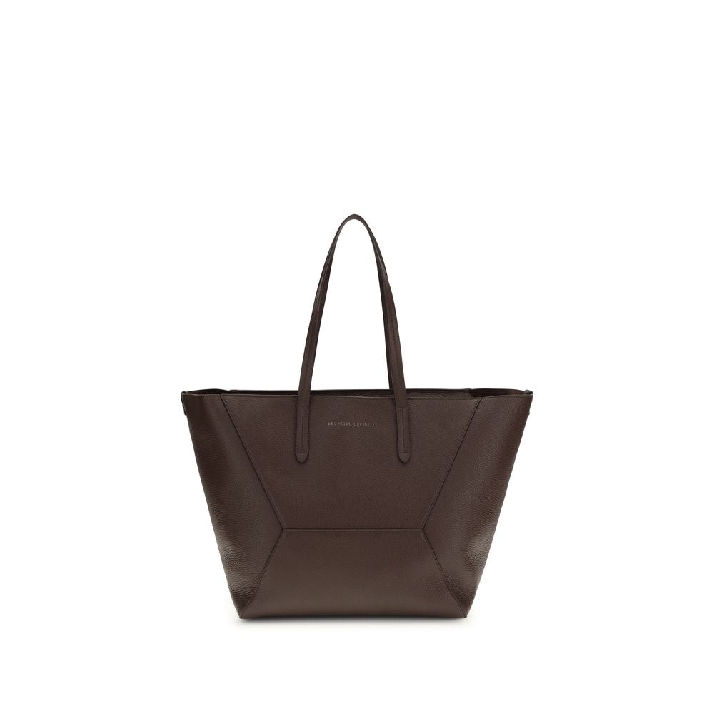 Brown calf leather Bos Taurus shoulder bag