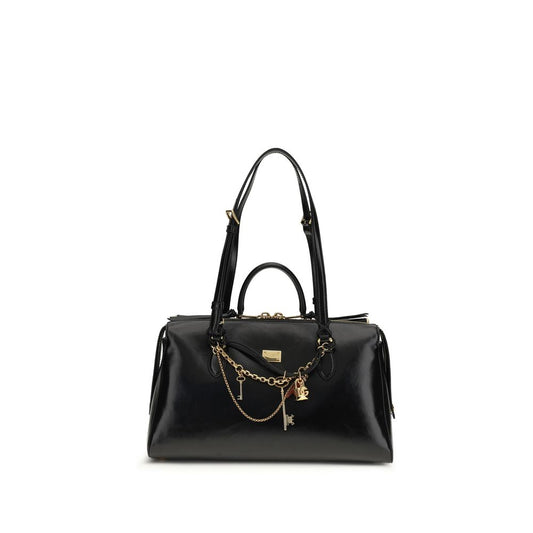 Schwarze Bos Taurus Kalbsleder Schultertasche