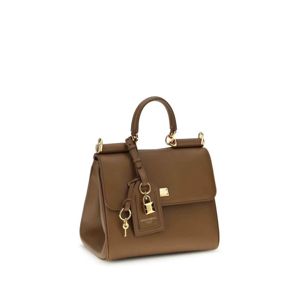 Braune Kalbsleder Bos Taurus Schultertasche