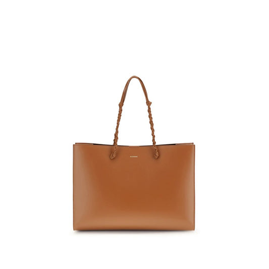 Braune Kalbsleder Bos Taurus Schultertasche