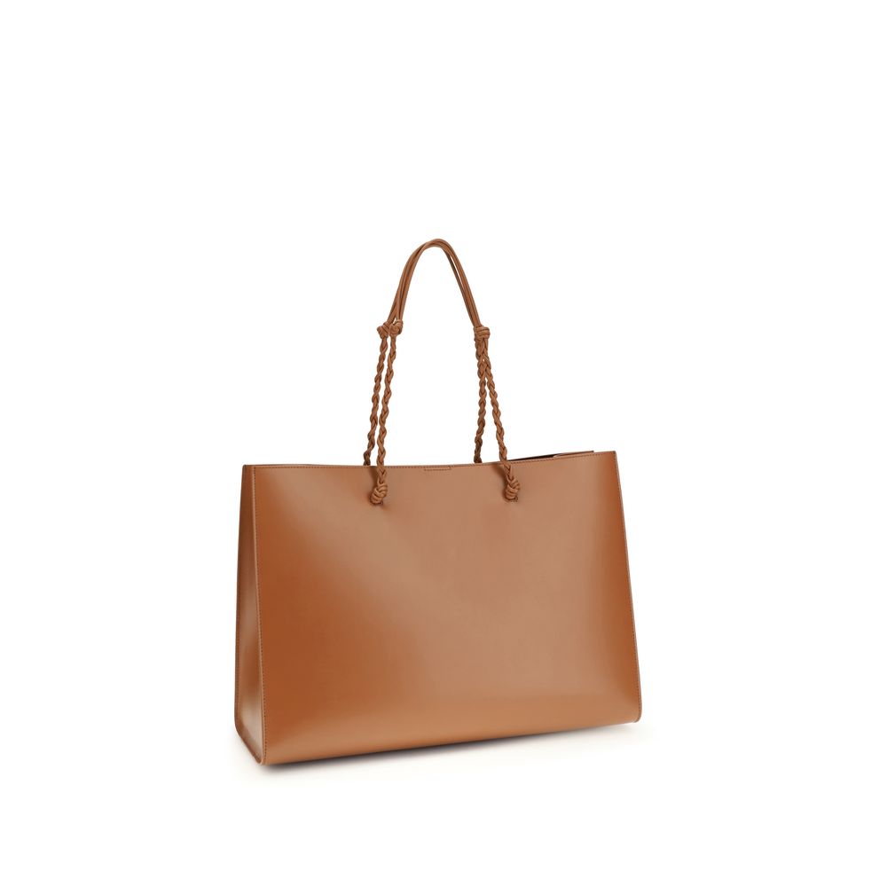 Braune Kalbsleder Bos Taurus Schultertasche