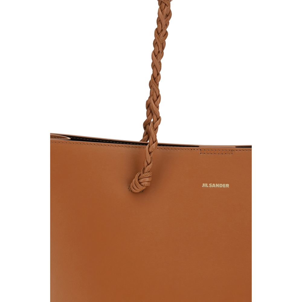 Braune Kalbsleder Bos Taurus Schultertasche