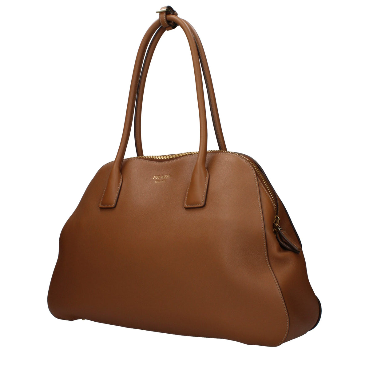 Braune Leder Schultertasche