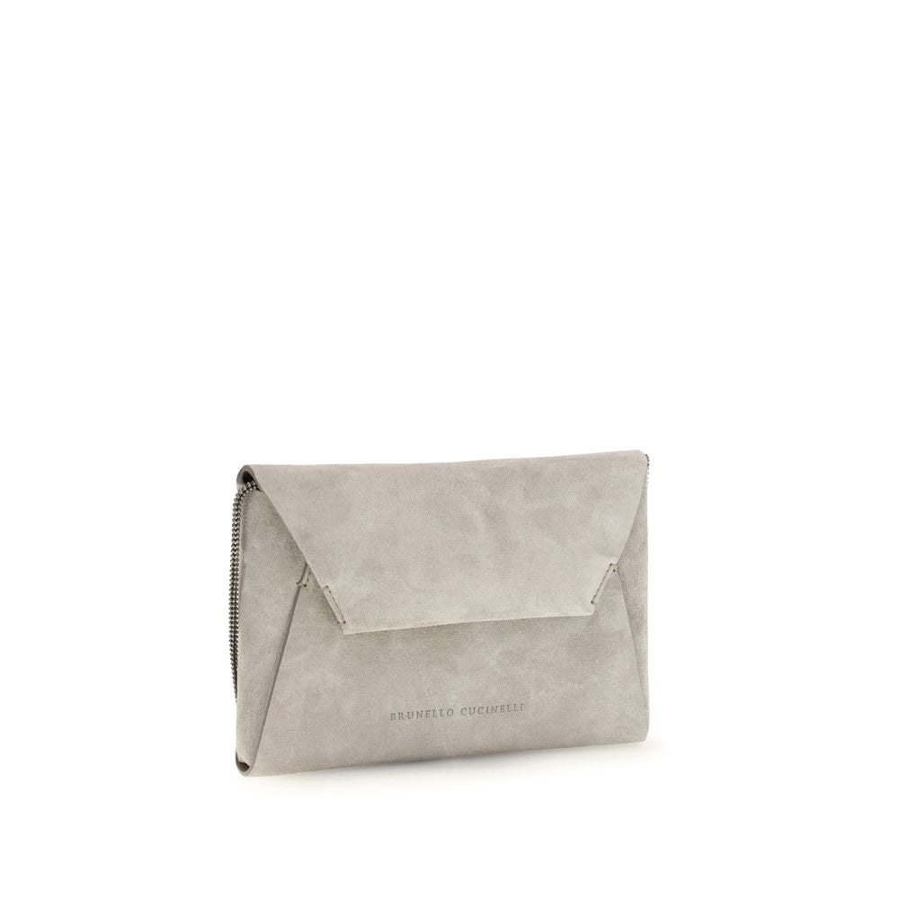 Graue Bos Taurus Kalbsleder Schultertasche
