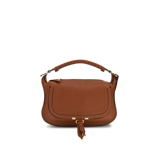 Brown calf leather Bos Taurus shoulder bag