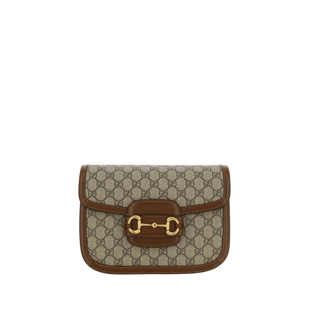 Beige Cotton Shoulder Bag