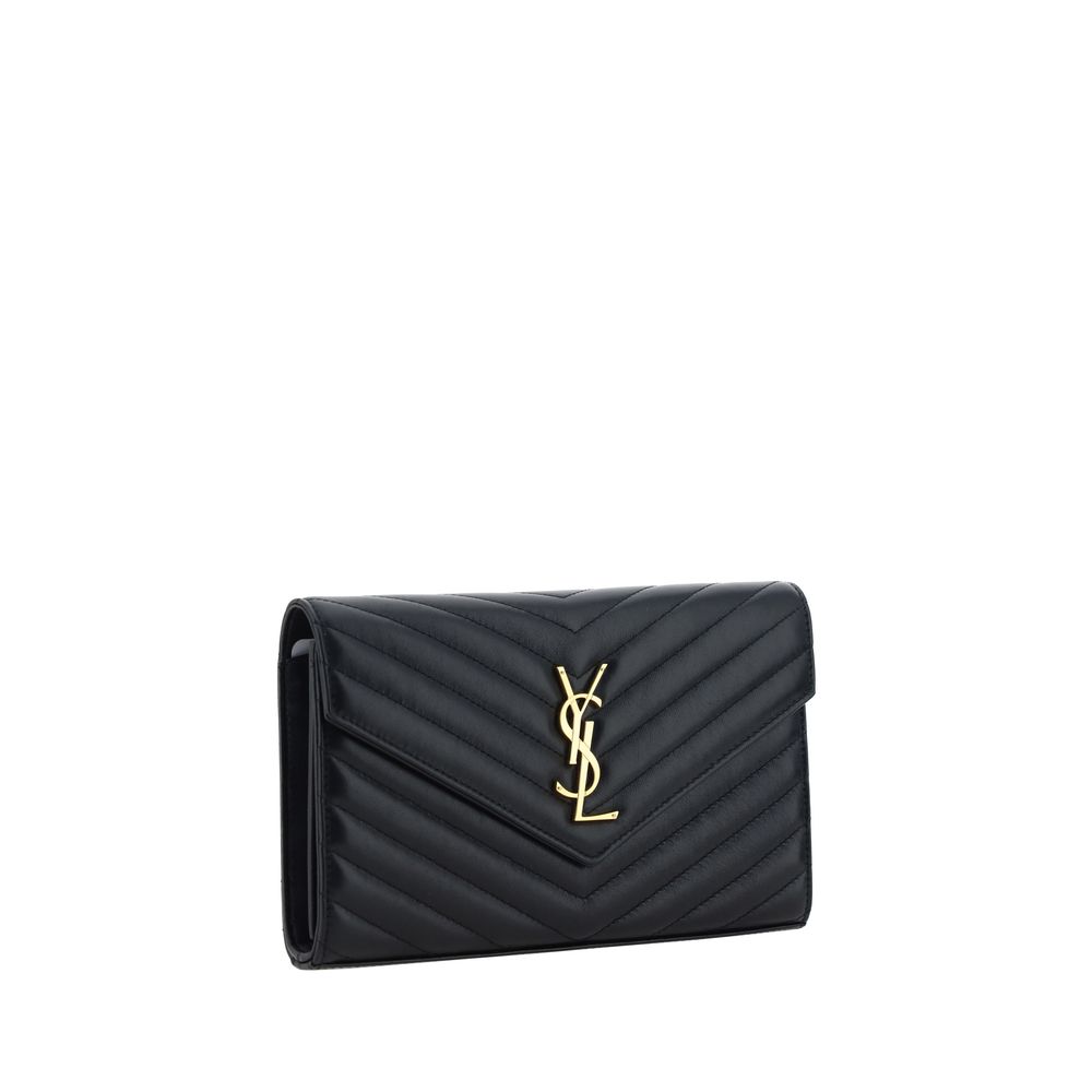 Schwarze Bos Taurus Kalbsleder Schultertasche