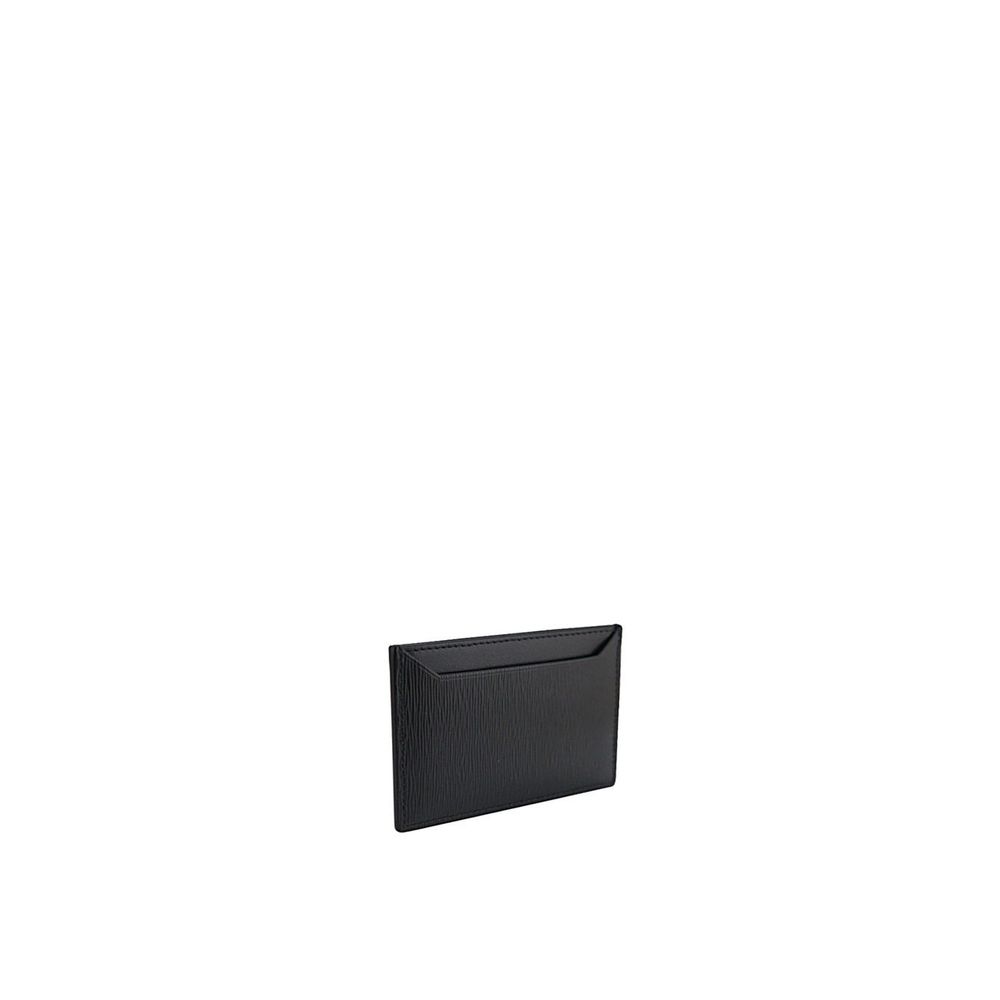 Black Calfskin Card Holder