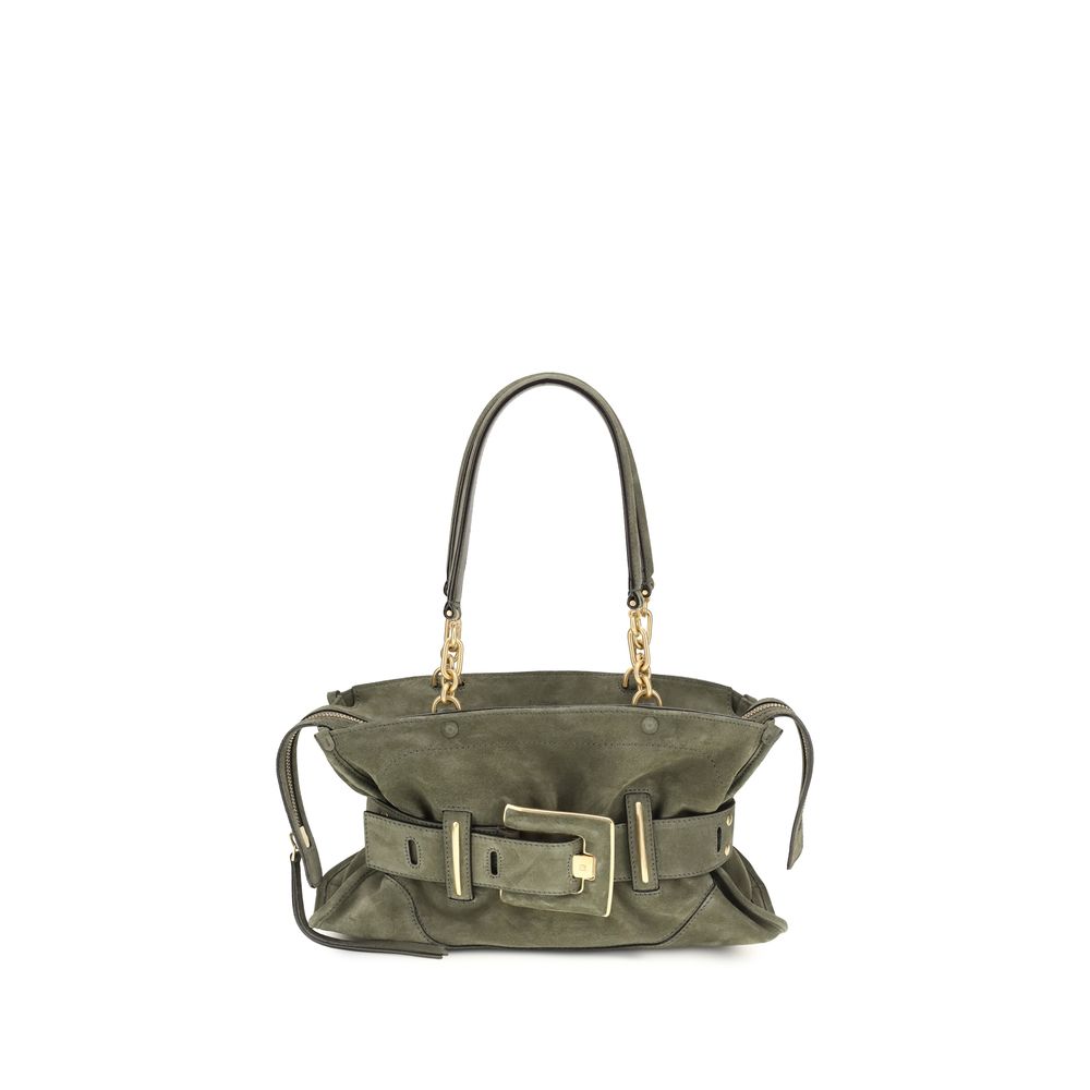 Schultertasche aus Kalbsleder Bos Taurus in Bicolor