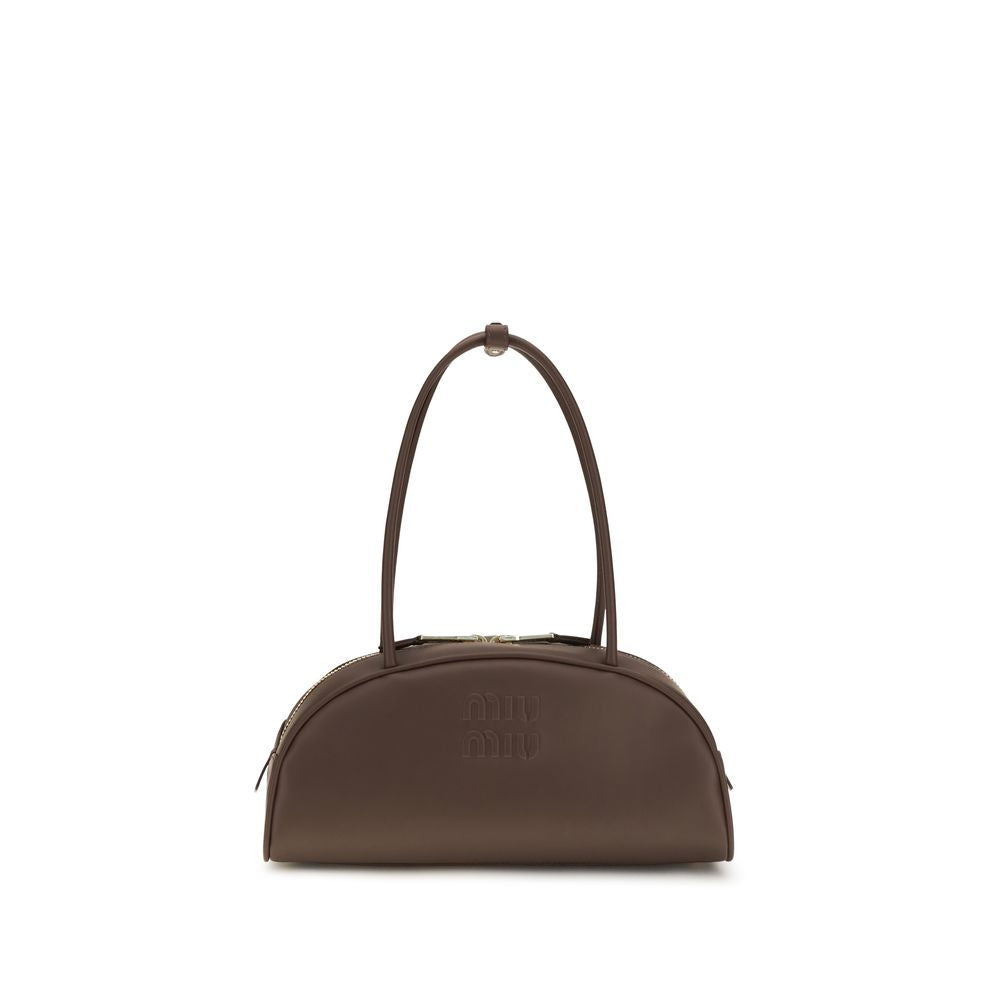 Braune Kalbsleder Bos Taurus Handtasche