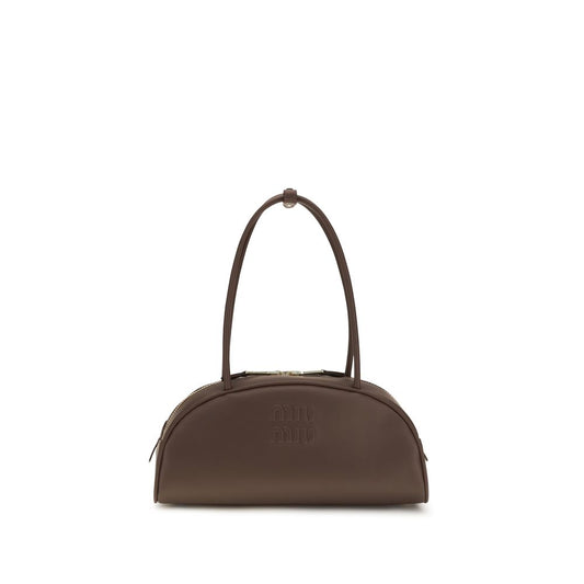 Brown calf leather Bos Taurus handbag