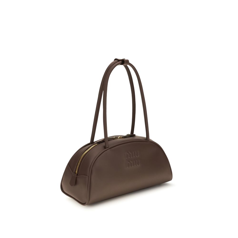 Braune Kalbsleder Bos Taurus Handtasche