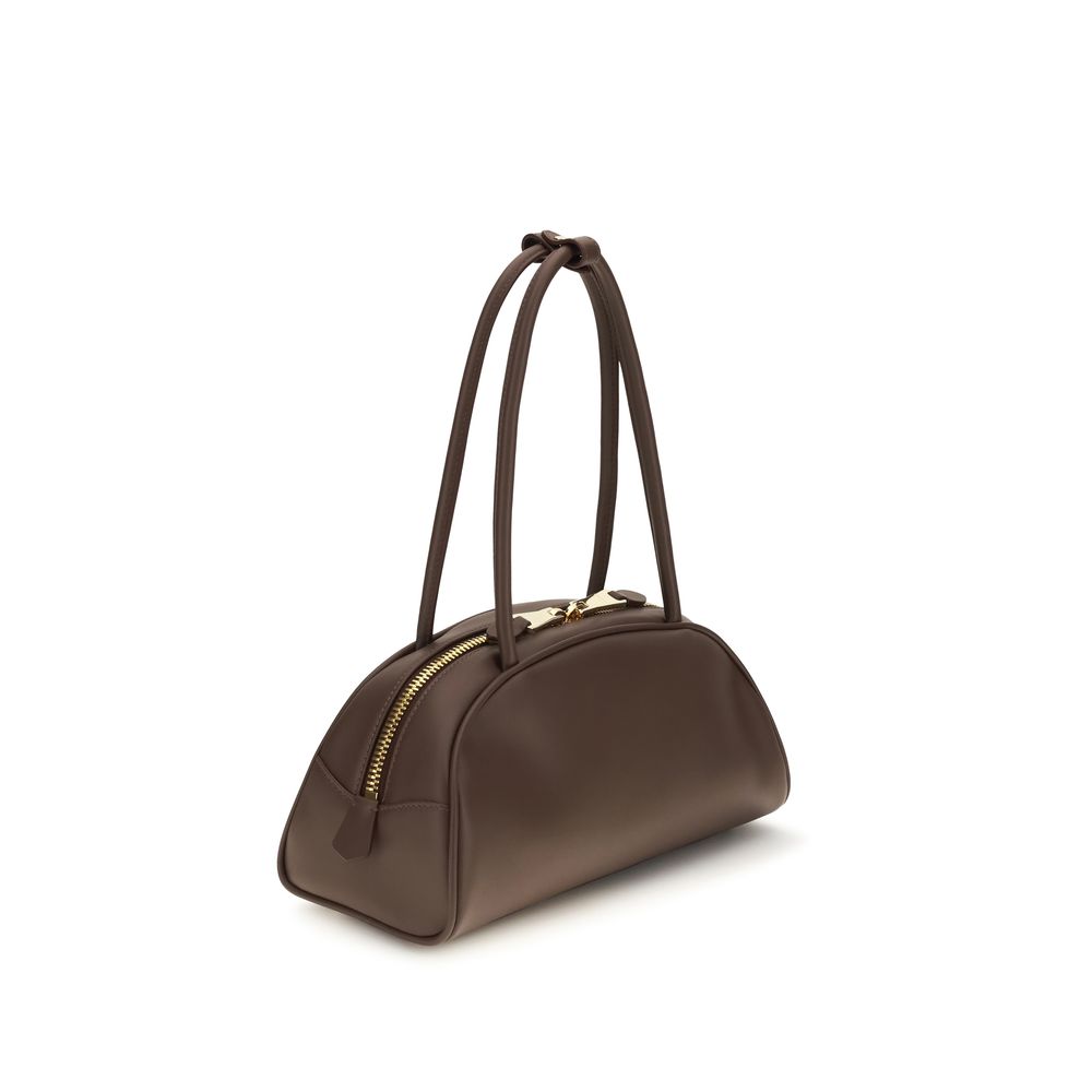 Braune Kalbsleder Bos Taurus Handtasche
