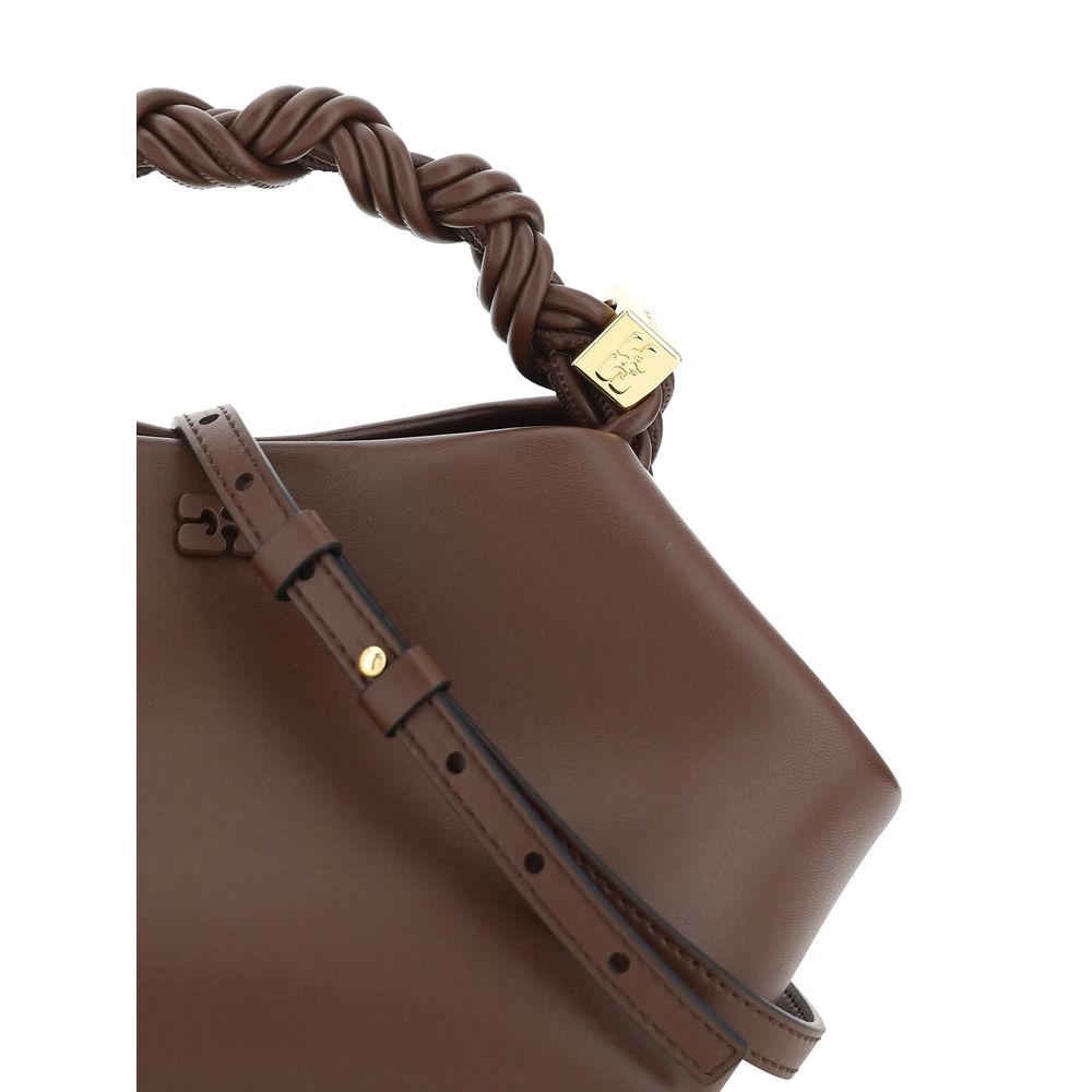 Brown calf leather Bos Taurus handbag